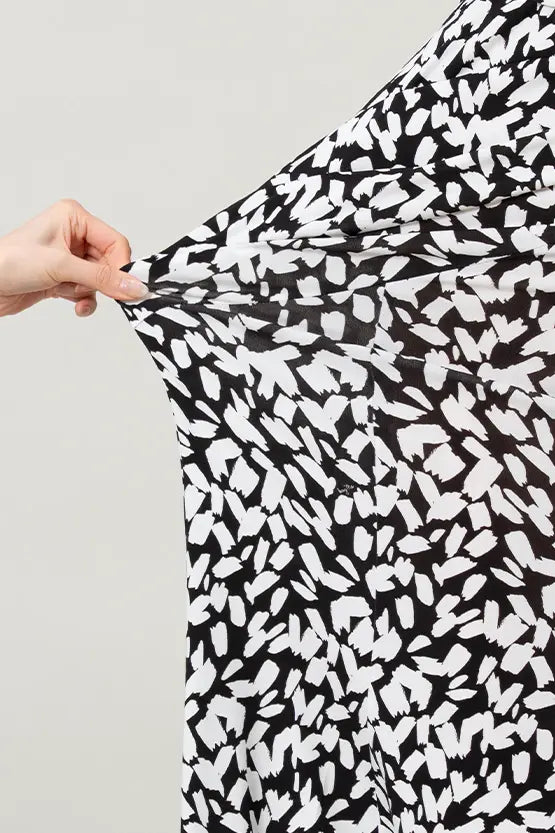 Stretch Jersey: Gathered Dress