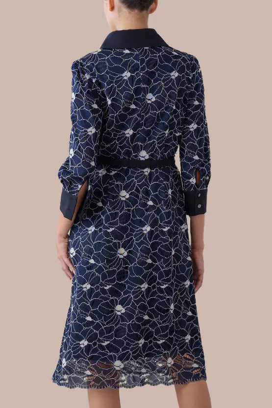 Blooming Lace: Lace Shirt Dress
