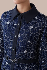 Blooming Lace: Lace Shirt Dress