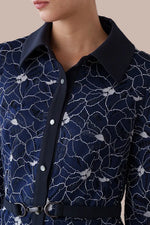 Blooming Lace: Lace Shirt Dress