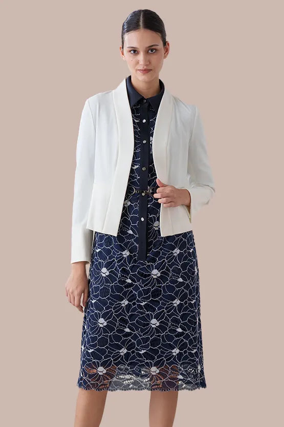 Blooming Lace: Lace Shirt Dress