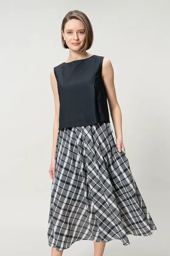 Stretch Chiffon: Layered Dress