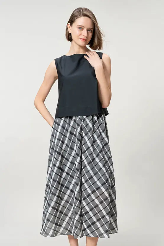 Stretch Chiffon: Layered Dress