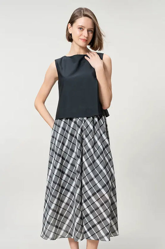 Stretch Chiffon: Layered Dress