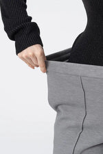 Marshmallow Tech: Straight Wide-Leg Pants