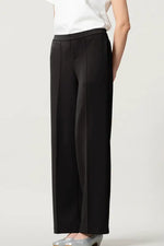 Space Material: Straight Wide Pants