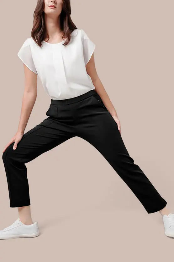 Space Material: Easy Tapered Pants