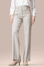 All-Season Material: Smart Stretch Smart Stretch Beige Straight Pants