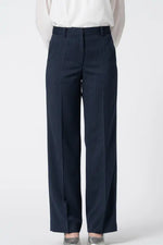 Active Warm Pinstripe: Straight Pants