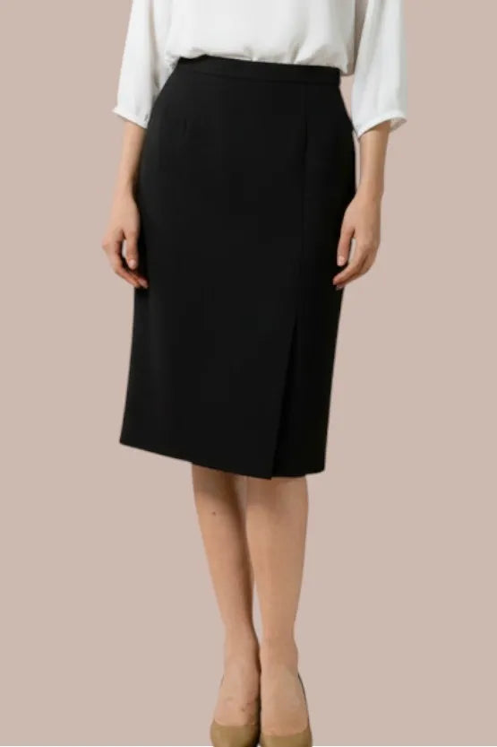 Double Jersey: Double Jersey Front Vent Skirt