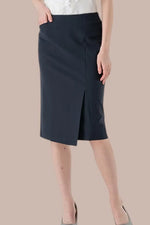 Double Jersey: Double Jersey Front Vent Skirt