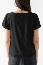 Refined T-shirt Series: Double-layered top