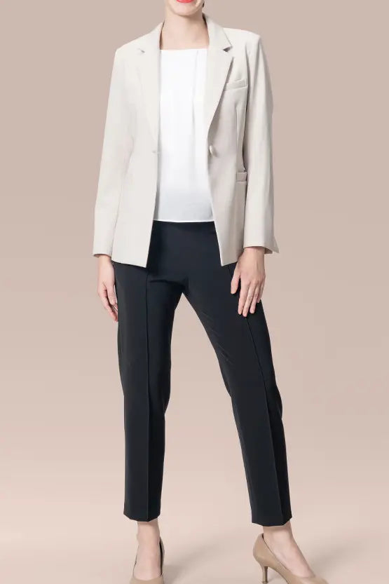 Stretch Chiffon: Square Neck Top