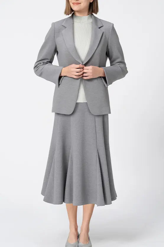 Washable Wool Knit: High-Neck Top