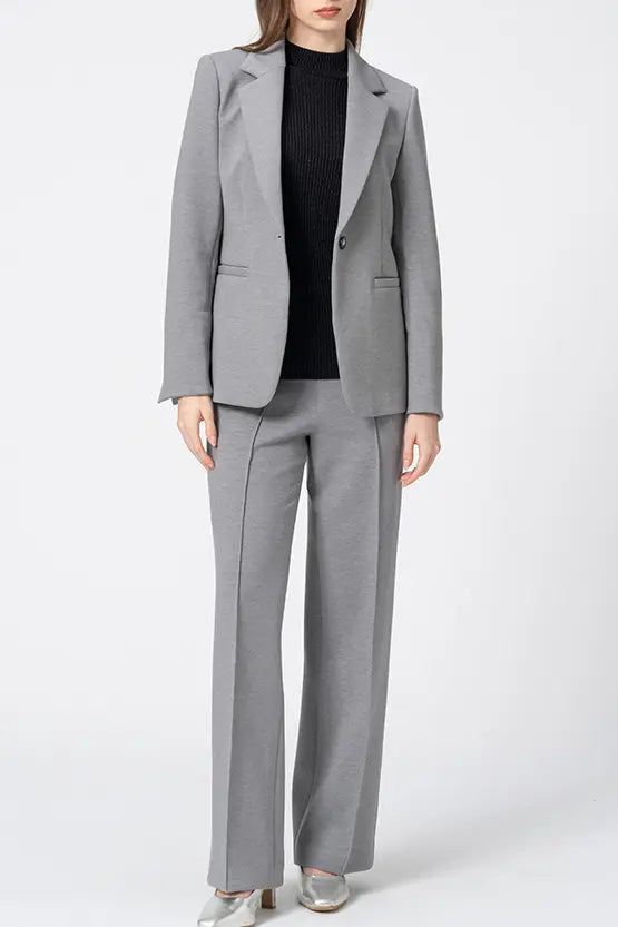 Washable Wool Knit: High-Neck Top