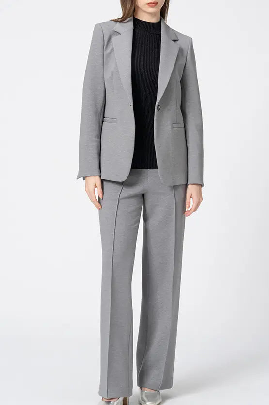 Washable Wool Knit: High-Neck Top