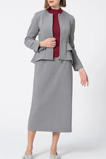 Washable Wool Knit: High-Neck Top