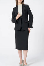 Washable Wool Knit: High-Neck Top