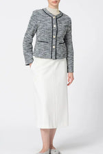 Washable Wool Knit: High-Neck Top