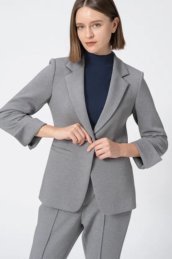 Washable Wool Knit: High-Neck Top