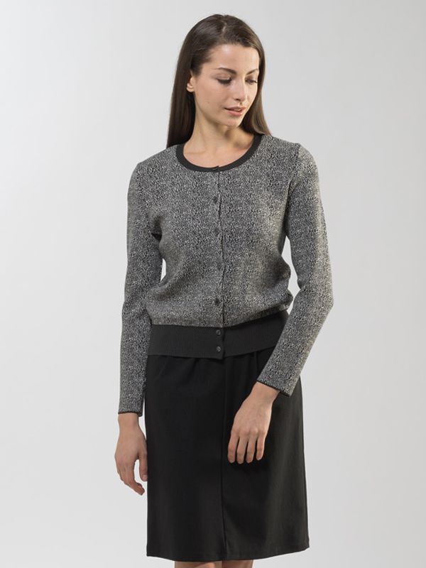 Grey Knit Cardigan