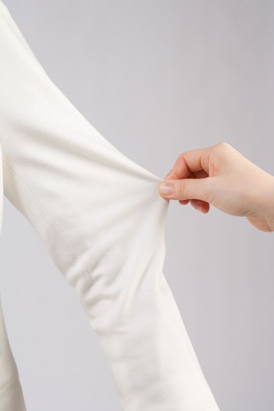 White Stretch Tailored Jacket