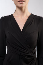 Black Waist Gathered Dress Sold Out