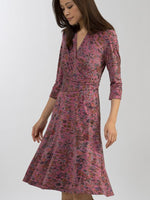 Silk Toki Michelle Cache-Coeur Dress