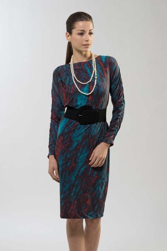Aurora Gather Sleeve Dress