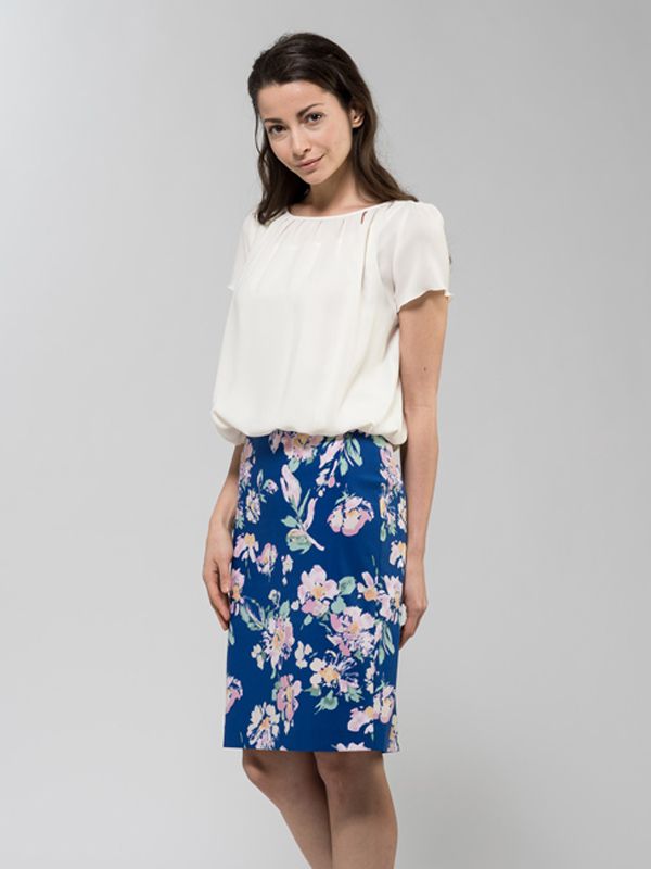 Stretch Chiffon: Oana Chiffon Blouse