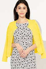 Washable Knit: Yellow Fresh Cardigan