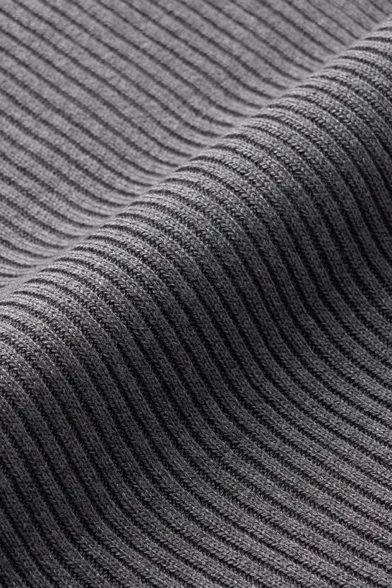 Washable Wool Knit: High-Neck Top