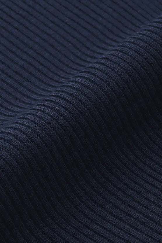 Washable Wool Knit: High-Neck Top