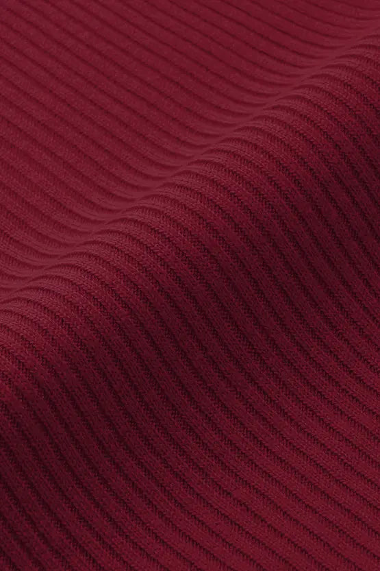 Washable Wool Knit: High-Neck Top