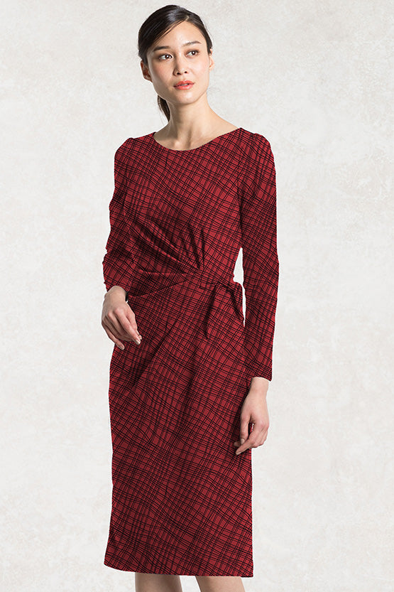 Red Check Daily Dress