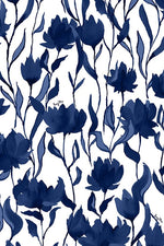 4-Way Stretch: 4-Way Jersey Navy Glorious Gather Dress