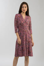 Silk Toki Michelle Cache-Coeur Dress