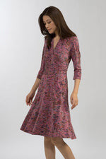 Silk Toki Michelle Cache-Coeur Dress