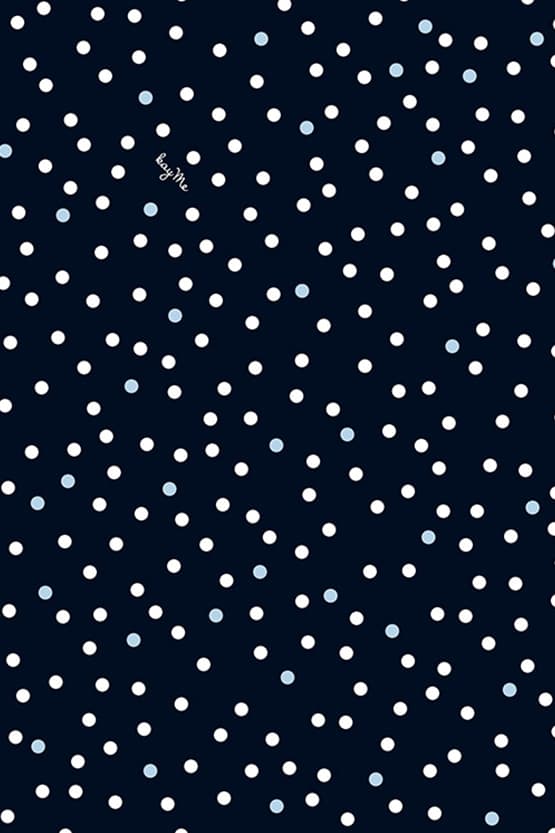 4-Way Stretch: Navy Dot Cache-Coeur Dress