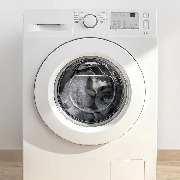 Amazingly, it's machine washable and requires no ironing