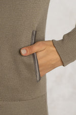Washable Knit: Zip-Up Knit Blouson