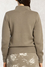 Washable Knit: Zip-Up Knit Blouson
