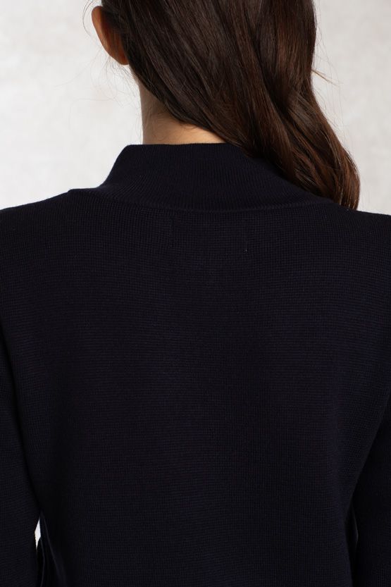 Washable Knit: Zip-Up Knit Blouson