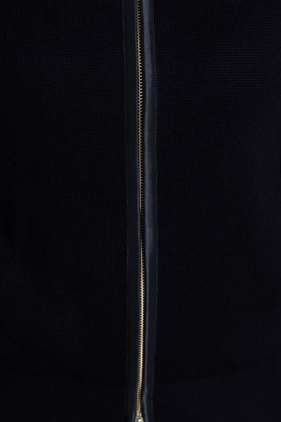 Washable Knit: Zip-Up Knit Blouson