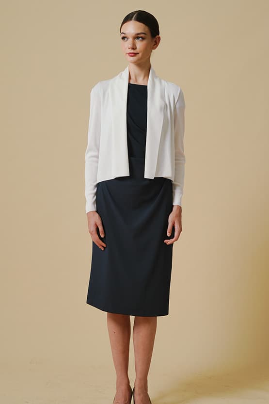 Short cardigan made in Niigata
