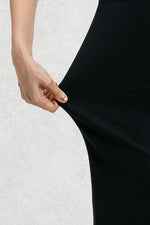 All-Season Material: Smart Stretch V-Neck I-Line Dress