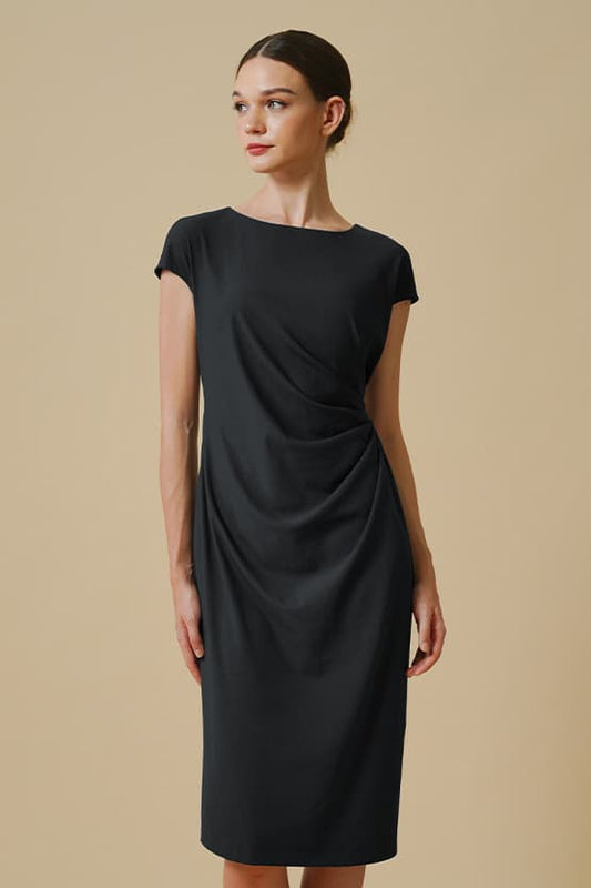 [Anti-see-through] T-dress with sash