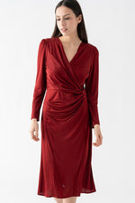 Silky Gather Dress