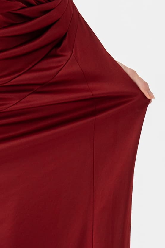 Silky Gather Dress