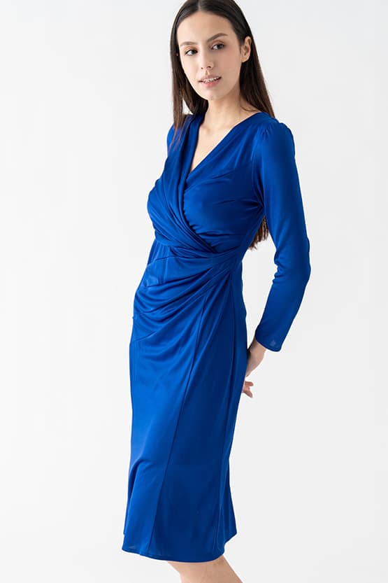 Silky Gather Dress